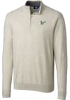 Main image for Cutter and Buck South Florida Bulls Mens Oatmeal Lakemont Long Sleeve 1/4 Zip Pullover