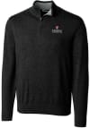 Main image for Cutter and Buck Temple Owls Mens Black Lakemont Long Sleeve 1/4 Zip Pullover