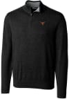 Main image for Cutter and Buck Texas Longhorns Mens Black Lakemont Long Sleeve 1/4 Zip Pullover