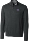 Main image for Mens Washington Huskies Charcoal Cutter and Buck Lakemont Qtr Zip Pullover