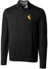 Main image for Cutter and Buck Wyoming Cowboys Mens Black Lakemont Long Sleeve 1/4 Zip Pullover