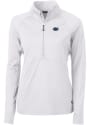 Florida Gators Womens Cutter and Buck Adapt Eco Pullover - White
