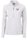 Eastern Washington Eagles Womens Cutter and Buck Adapt Eco Pullover - White