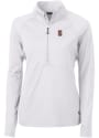 Stanford Cardinal Womens Cutter and Buck Adapt Eco Pullover - White
