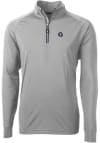 Main image for Cutter and Buck Georgetown Hoyas Mens Grey Adapt Eco Knit Long Sleeve 1/4 Zip Pullover