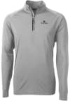 Main image for Cutter and Buck Notre Dame Fighting Irish Mens Grey Adapt Stretch Long Sleeve 1/4 Zip Pullover