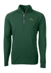 Main image for Cutter and Buck Notre Dame Fighting Irish Mens Green Adapt Eco Knit Long Sleeve 1/4 Zip Pullover