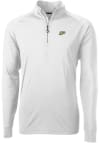 Main image for Mens Purdue Boilermakers White Cutter and Buck Adapt Eco Knit Qtr Zip Pullover