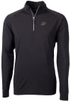 Main image for Cutter and Buck Purdue Boilermakers Mens Black Adapt Eco Knit Long Sleeve Qtr Zip Pullover