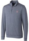 Main image for Cutter and Buck Arizona Wildcats Mens Navy Blue Shoreline Long Sleeve 1/4 Zip Pullover