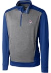Main image for Cutter and Buck Arizona Wildcats Mens Blue Replay Long Sleeve 1/4 Zip Pullover