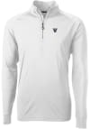 Main image for Cutter and Buck Villanova Wildcats Mens White Adapt Eco Knit Long Sleeve 1/4 Zip Pullover