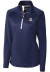 Main image for Cutter and Buck Arizona Wildcats Womens Navy Blue Jackson 1/4 Zip Pullover