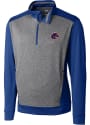 Boise State Broncos Cutter and Buck Replay 1/4 Zip Pullover - Blue