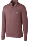 Main image for Cutter and Buck Boston College Eagles Mens Burgundy Shoreline Long Sleeve 1/4 Zip Pullover