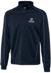 Main image for Cutter and Buck Butler Bulldogs Mens Navy Blue Edge Long Sleeve 1/4 Zip Pullover