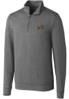 Main image for Cutter and Buck Colorado Buffaloes Mens Grey Shoreline Long Sleeve 1/4 Zip Pullover