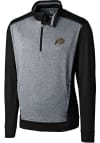 Main image for Cutter and Buck Colorado Buffaloes Mens Black Replay Long Sleeve 1/4 Zip Pullover