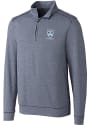 Columbia University Lions Cutter and Buck Shoreline 1/4 Zip Pullover - Navy Blue