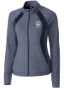 Columbia University Lions Womens Cutter and Buck Shoreline 1/4 Zip Pullover - Navy Blue