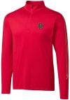 Main image for Cutter and Buck Cornell Big Red Mens Red Pennant Sport Long Sleeve 1/4 Zip Pullover