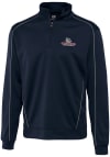 Main image for Cutter and Buck Gonzaga Bulldogs Mens Navy Blue Edge Long Sleeve 1/4 Zip Pullover