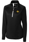 Main image for Cutter and Buck Iowa Hawkeyes Womens Black Jackson 1/4 Zip Pullover