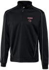 Main image for Cutter and Buck Louisville Cardinals Mens Black Edge Long Sleeve 1/4 Zip Pullover