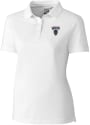 Howard Bison Womens Cutter and Buck Advantage Pique Polo Shirt - White