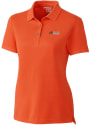 Florida A&M Rattlers Womens Cutter and Buck Advantage Pique Polo Shirt - Orange