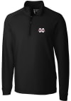 Main image for Cutter and Buck Mississippi State Bulldogs Mens Black Jackson Long Sleeve 1/4 Zip Pullover