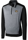 Main image for Cutter and Buck Missouri Tigers Mens Black Replay Long Sleeve 1/4 Zip Pullover
