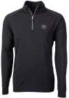 Main image for Cutter and Buck Cincinnati Bearcats Mens Black Adapt Stretch Long Sleeve Qtr Zip Pullover