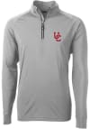 Main image for Cutter and Buck Cincinnati Bearcats Mens Grey Adapt Stretch Long Sleeve Qtr Zip Pullover