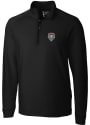 New Mexico Lobos Cutter and Buck Jackson 1/4 Zip Pullover - Black
