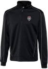 Main image for Cutter and Buck New Mexico Lobos Mens Black Edge Long Sleeve 1/4 Zip Pullover