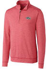 Main image for Cutter and Buck New Mexico Lobos Mens Red Shoreline Long Sleeve 1/4 Zip Pullover