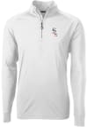 Main image for Cutter and Buck Chicago White Sox Mens White Adapt Eco Knit Long Sleeve 1/4 Zip Pullover