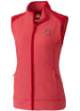 NC State Wolfpack Womens Cutter and Buck Cedar Park Vest - Red