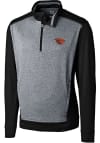 Main image for Cutter and Buck Oregon State Beavers Mens Black Replay Long Sleeve 1/4 Zip Pullover