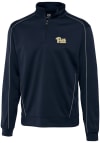 Main image for Cutter and Buck Pitt Panthers Mens Navy Blue Edge Long Sleeve 1/4 Zip Pullover