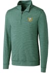 Main image for Cutter and Buck USF Dons Mens Green Shoreline Long Sleeve 1/4 Zip Pullover