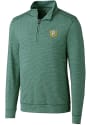 USF Dons Cutter and Buck Shoreline 1/4 Zip Pullover - Green