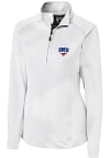 Main image for Cutter and Buck SMU Mustangs Womens White Jackson 1/4 Zip Pullover