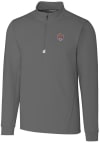 Main image for Cutter and Buck LSU Tigers Mens Grey Vault Traverse Big and Tall 1/4 Zip Pullover
