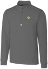 Main image for Cutter and Buck West Virginia Mountaineers Mens Grey Traverse Stretch Big and Tall 1/4 Zip Pullo..