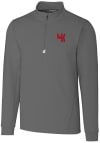 Main image for Cutter and Buck Western Kentucky Hilltoppers Mens Grey Traverse Stretch Big and Tall 1/4 Zip Pul..