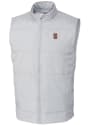 Stanford Cardinal Cutter and Buck Stealth Hybrid Quilted Windbreaker Vest Light Weight Jacket - White