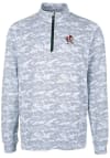 Main image for Cutter and Buck Louisville Cardinals Mens Charcoal Traverse Camo Print Big and Tall 1/4 Zip Pull..
