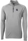 Main image for Cutter and Buck Gonzaga Bulldogs Mens Grey Adapt Eco Big and Tall 1/4 Zip Pullover